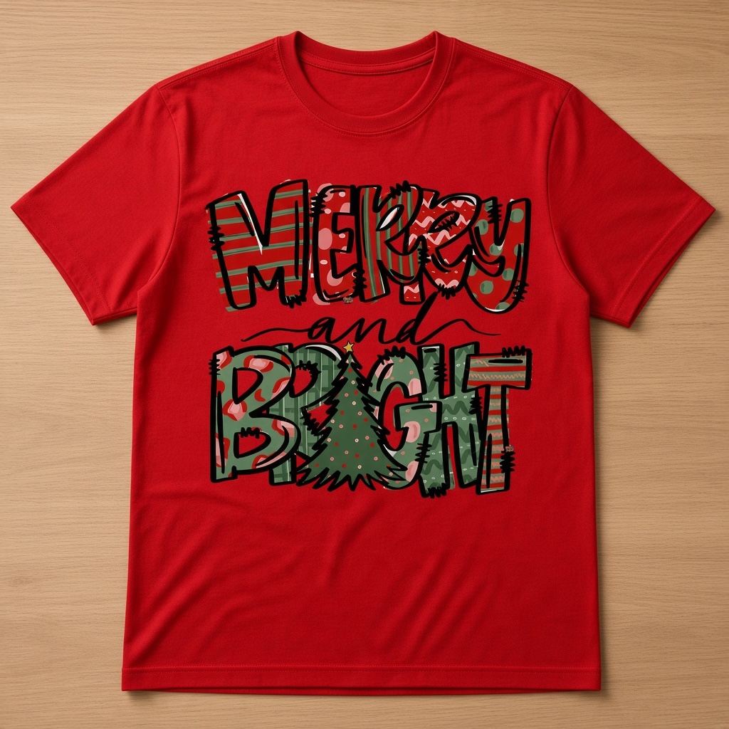 Funny Christmas Tree Cakes T-Shirt – Sketchy Stuff Holiday Graphic Tee